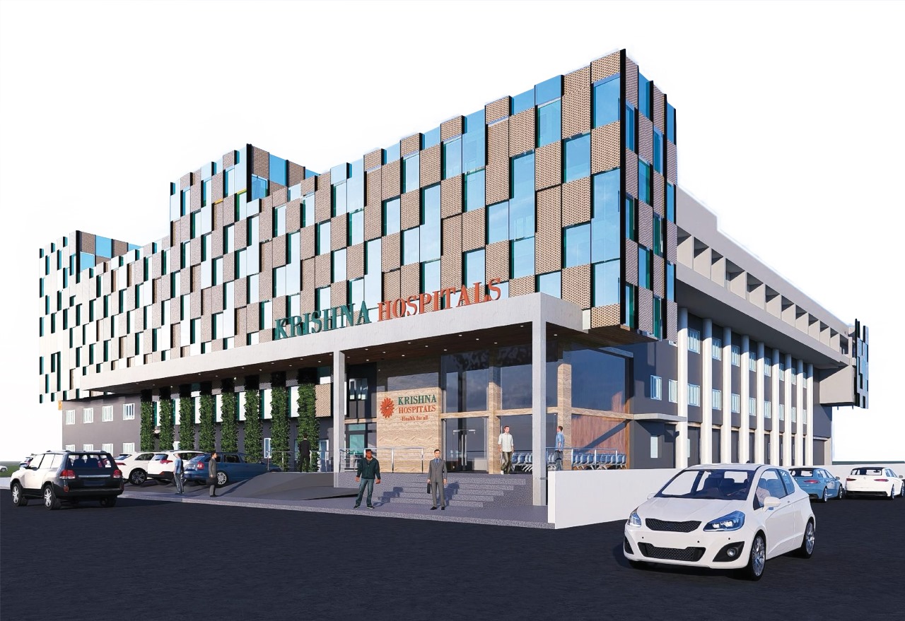 Multispecialty hospital building in Vijayawada